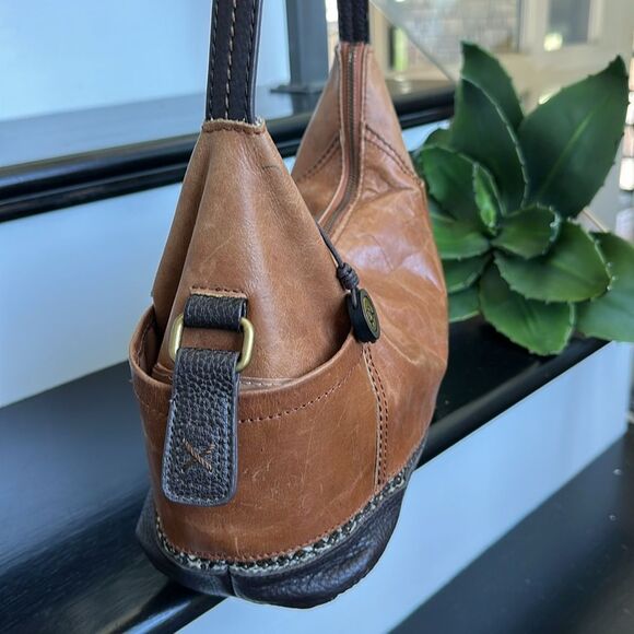 The Sak Genuine Leather Shoulder Bag purse soft luxurious clean - Picture 2 of 10